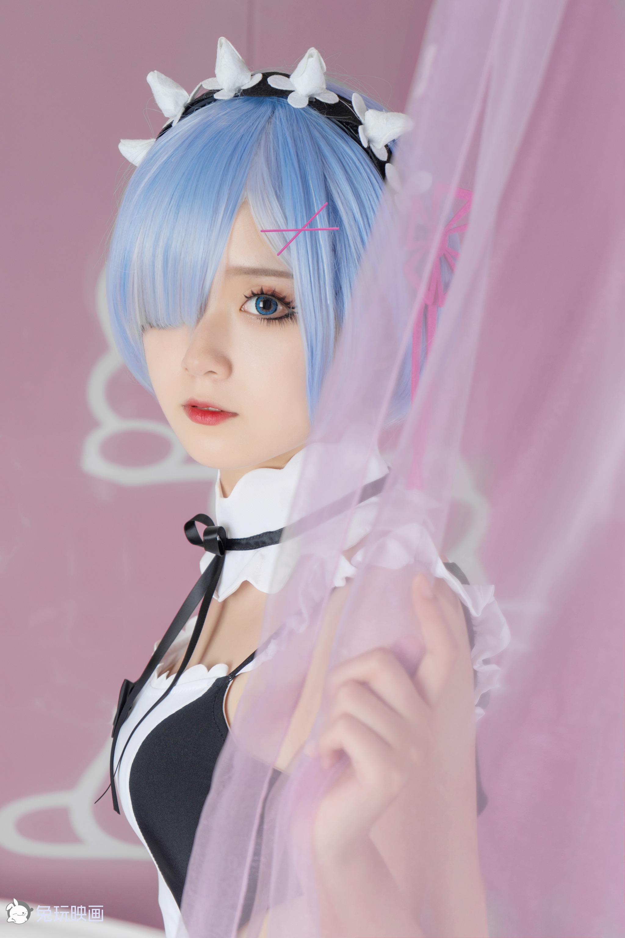 图片[1]-Akisoso秋楚楚 – NO.018 蕾姆夏日泳装[46P]-XikXak